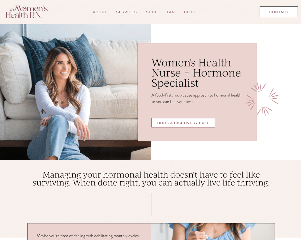 the womens health rn dietitian websites