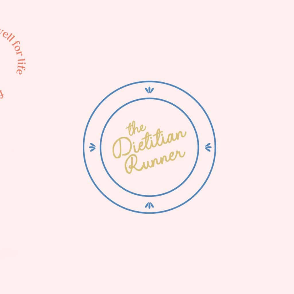 dietitian logo design for the dietitian runner