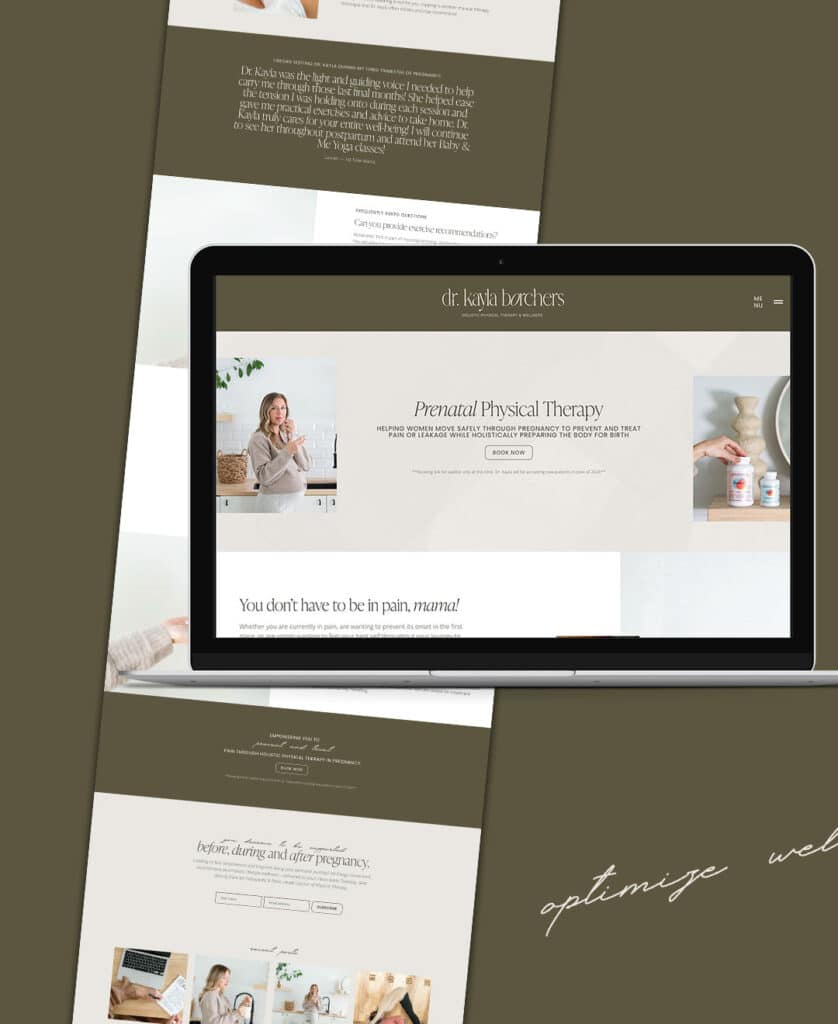 physical therapist website for prenatal therapy