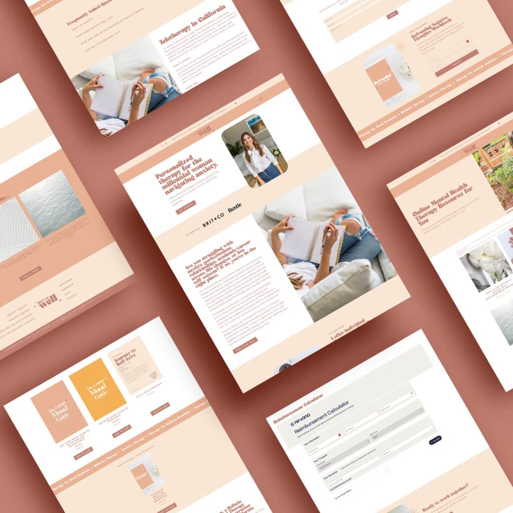 about page for the best therapist websites