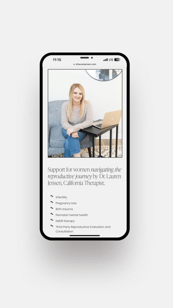 dr. lauren jensen psychologist website home page