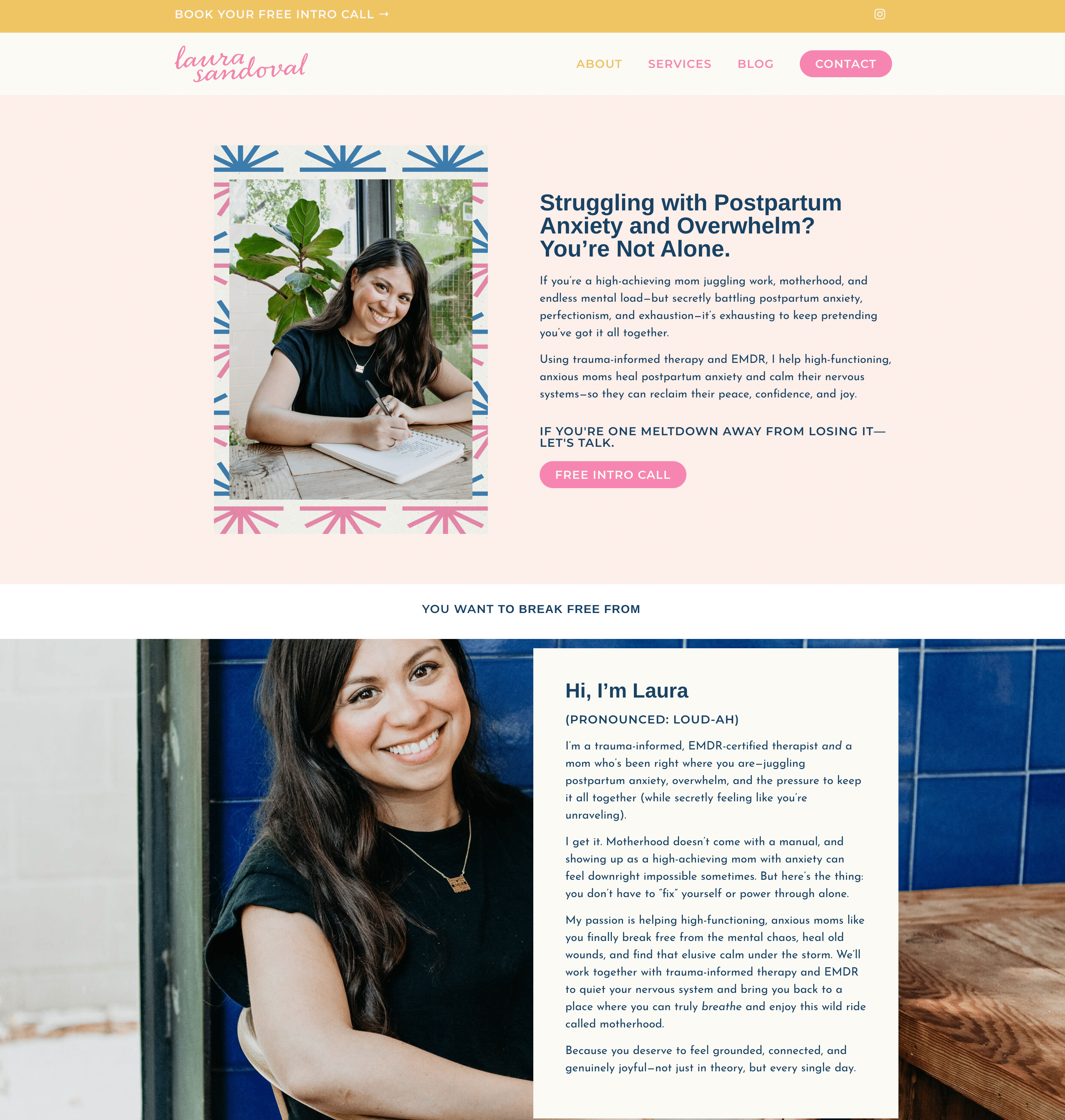 how to write an about me page for a therapist