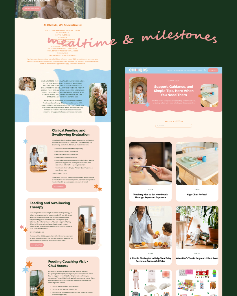 mealtime and milestones tagline 